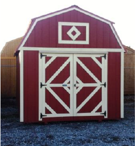 Lofted Barn Painted (No Windows)