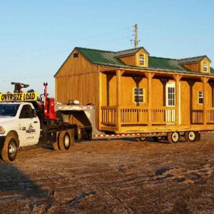 Custom Side Porch Cabin
